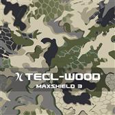 TECL-WOOD Maxshield 3 macro camouflage pattern was developed for the stalking hunter, a camouflage solution for the hunter who moves through his hunting environment.