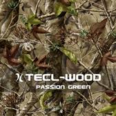 The design of TECL-WOOD Passion Green camo has more olive green leaf than any other camo.