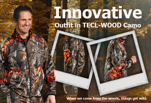 Innovative Outfit in TECL-WOOD Camo